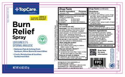 Top Care Burn Relief Spray 50 022TC 02